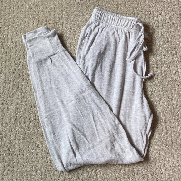 aerie Pants - Aerie Plush Nomad Jogger Light Heather